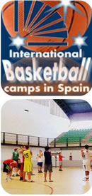 International basketball training camp in Spain
