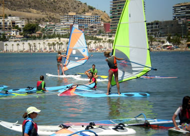 Windsurfing camp in Alicante Spain