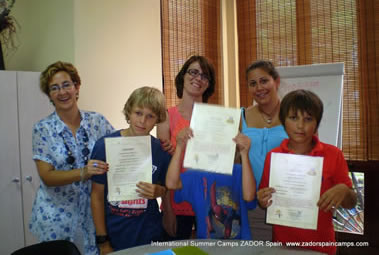 Spanish course for children in Spain